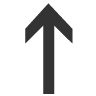 Imagen del símbolo flecha hacia arriba